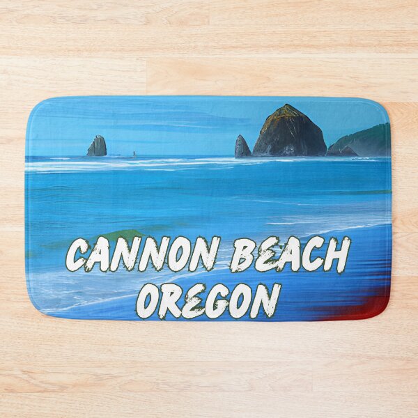 Item preview, Cannon Beach Oregon In An Oil Painting Style Design designed and sold by OregonsOwn.