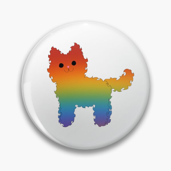 Item preview, Gato arcoiris designed and sold by Nonbinaryfrog.