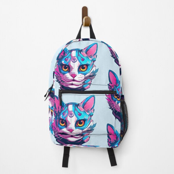 Item preview, Subtle Trans Pride Cyberpunk Cat designed and sold by ArtliciousHUMAN.