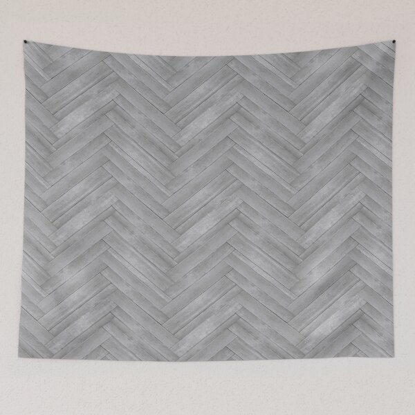 Item preview, Light Grey Wood Herringbone Planks designed and sold by VintageStyle.