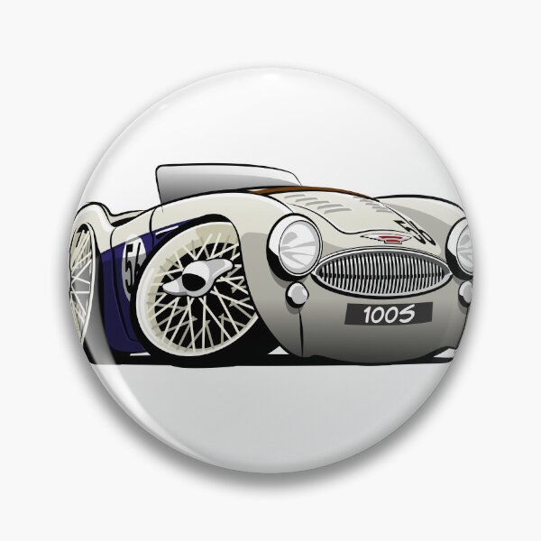 Item preview, Austin Healey 100S caricature designed and sold by car2oonz.