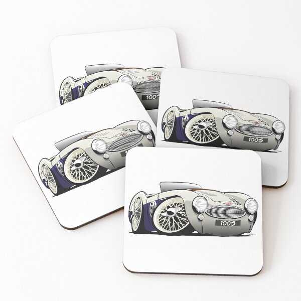 Item preview, Austin Healey 100S caricature designed and sold by car2oonz.