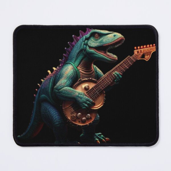 Item preview, Dinosaur Playing Banjo designed and sold by Obinne.