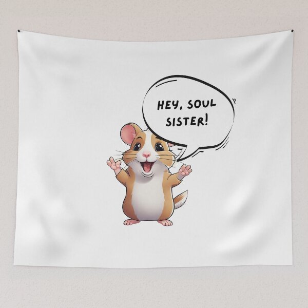 Item preview, Hey soul sister hamster designed and sold by allyiscoral.