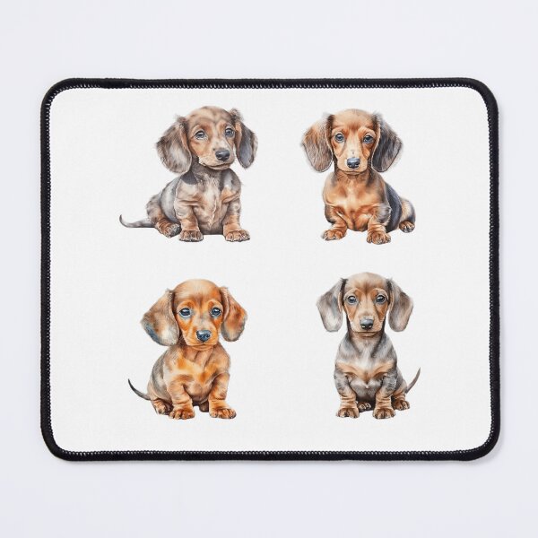 Item preview, Cute Watercolor Dachshund Puppies designed and sold by TheAnimalZ00.