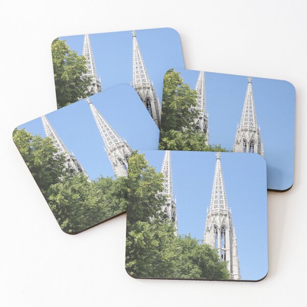 Item preview, Vienna A walk through Vienna - Votivkirche spires designed and sold by StefNomadLife.