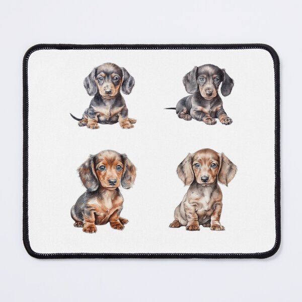 Item preview, Watercolor Dachshund Puppies designed and sold by TheAnimalZ00.