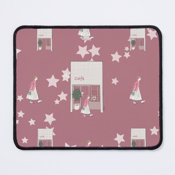 Item preview, Pink cafe time designed and sold by OliveOilstudio.