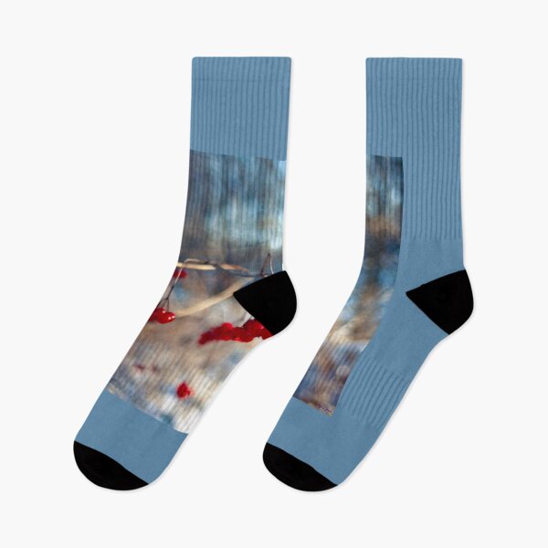Item preview, Red Winter Berries in a Forest designed and sold by Brian Shaw.