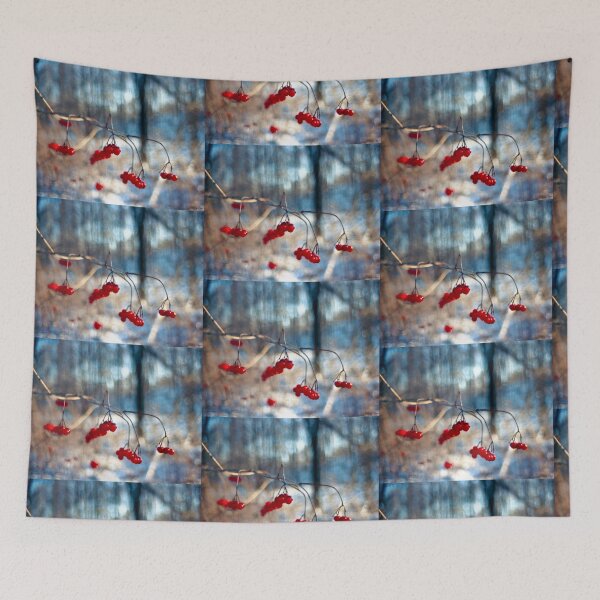 Item preview, Red Winter Berries in a Forest designed and sold by Brian Shaw.