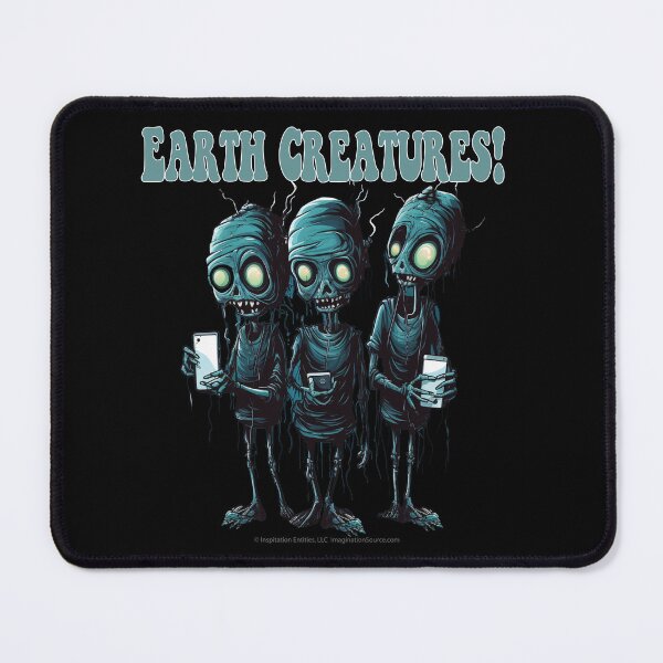 Item preview, Earth Creatures! - Green Trio - For DARK Backgrounds designed and sold by The Imagination Source™.
