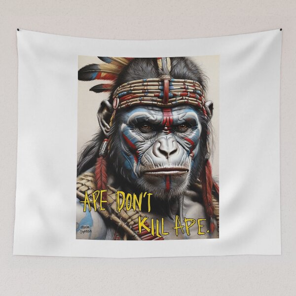 Item preview, Ape Not Kill Ape; designed and sold by StickerApe.