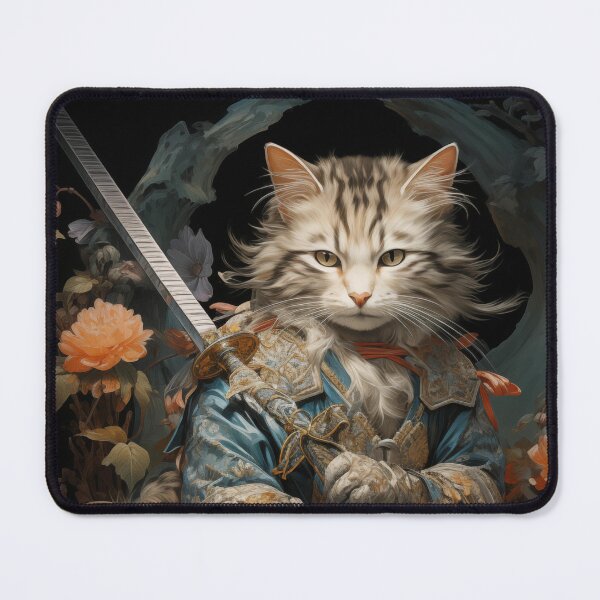 Item preview, Kitty Samurai - Water Breathing Samurai designed and sold by Little Black Book Shop.