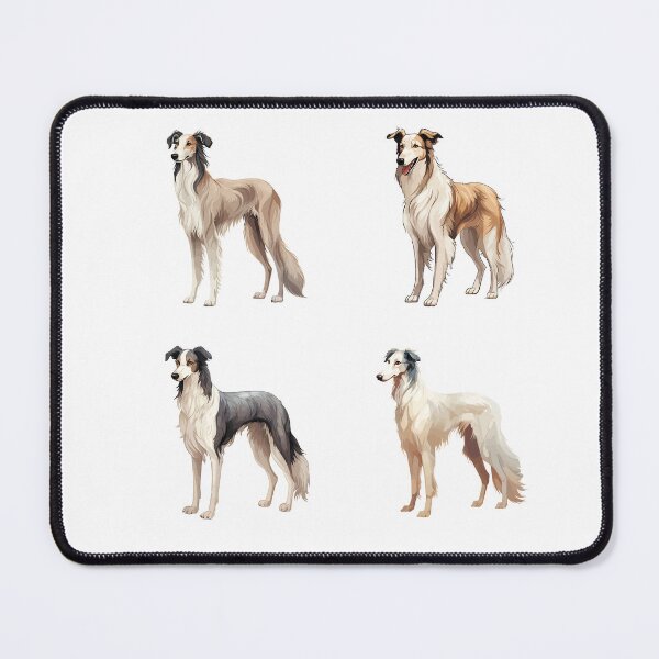 Item preview, Lindos perros Borzoi de acuarela designed and sold by TheAnimalZ00.