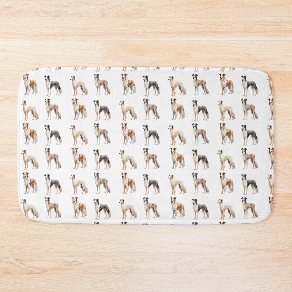 Item preview, Cute Watercolor Borzoi Dogs designed and sold by TheAnimalZ00.
