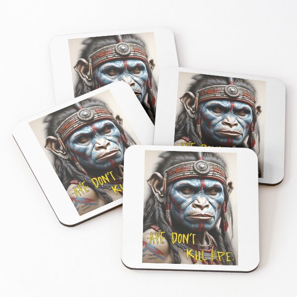 Item preview, Ape Warrioress; Ape Not Kill Ape;  designed and sold by StickerApe.