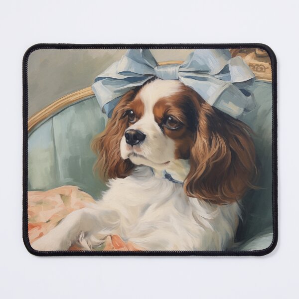 Item preview, Cavalier King Charles Spaniel in the Style of Mary Cassatt designed and sold by Dramaqueenbee.