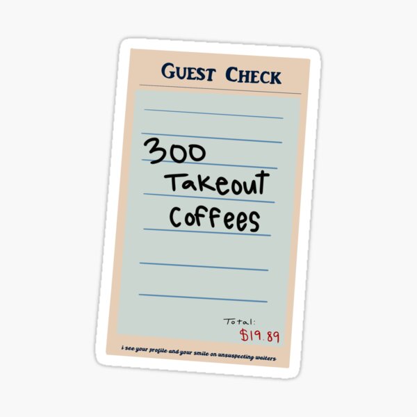Item preview, Is it over now? 300 takeout coffees  designed and sold by willowtreedsns.