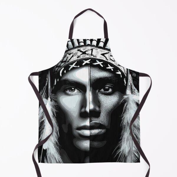 Item preview, Black and White Native American inspired art designed and sold by Artbyminga.