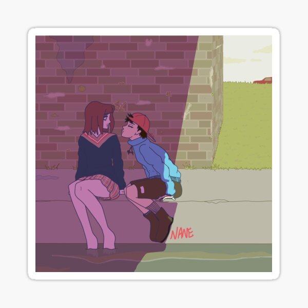 Vista previa del artículo con la obra «Mamimi y Noata de FLCL [Fan Art]», diseñado y vendido por nane-art.