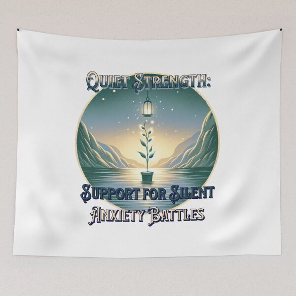 Item preview, Quiet Strength: Support for Silent Anxiety Battles designed and sold by JonathanP514.