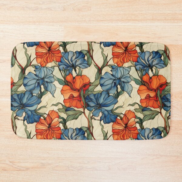 Item preview, Stained Glass Floral Pattern designed and sold by NeuroBrush.