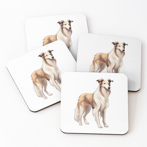 Item preview, Borzoi Dog Illustration designed and sold by TheAnimalZ00.