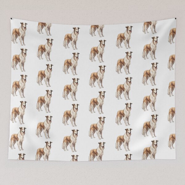 Item preview, Borzoi Dog Illustration designed and sold by TheAnimalZ00.