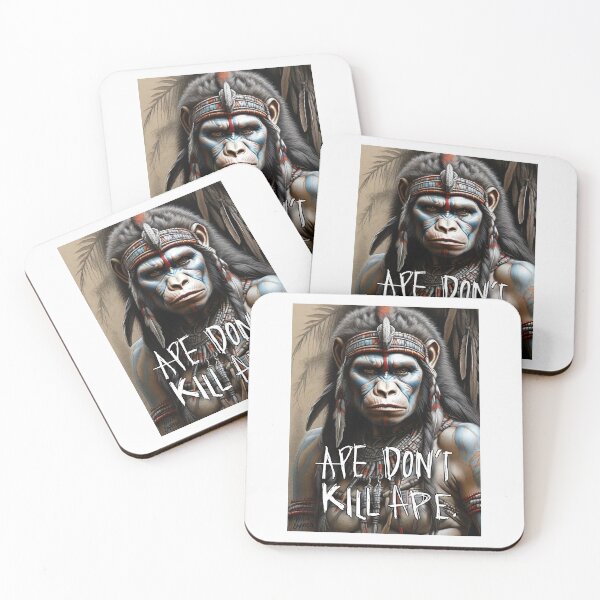 Item preview, Amazons Ape Warrioress; Ape Not Kill Ape;  designed and sold by StickerApe.