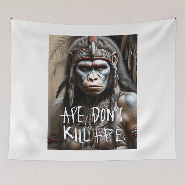 Item preview, Amazons Ape Warrioress; Ape Not Kill Ape;  designed and sold by StickerApe.
