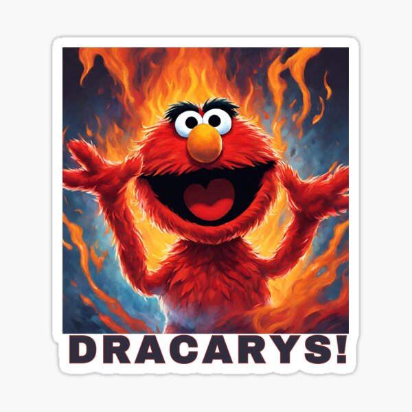 Elmo Fire Meme Stickers for Sale, Free US Shipping