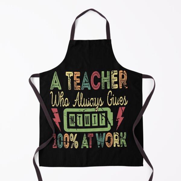 Item preview, A Teacher Who Always Gives 100% At Work CT3 designed and sold by MapleTArts.