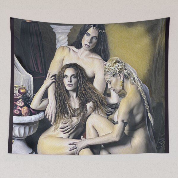 Item preview, Beautiful Erotic Women Nude Portrait Art designed and sold by theniteflix.