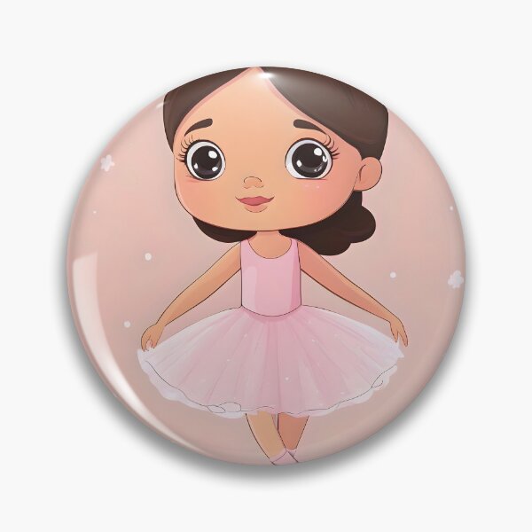 Item preview, Ballerina girl in pink  designed and sold by WildLadyWood.