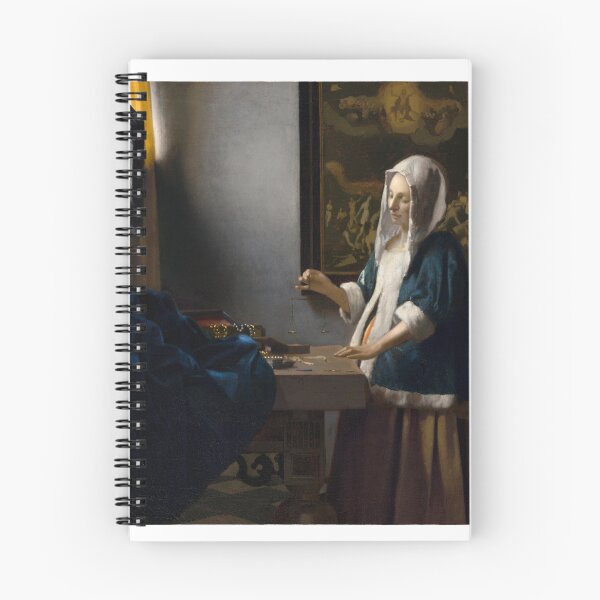 Item preview, Mujer sosteniendo una balanza (Vrouw met weegschaal), Johannes Vermeer designed and sold by StateHouse.