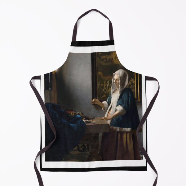 Item preview, Woman Holding a Balance (Vrouw met weegschaal), Johannes Vermeer designed and sold by StateHouse.