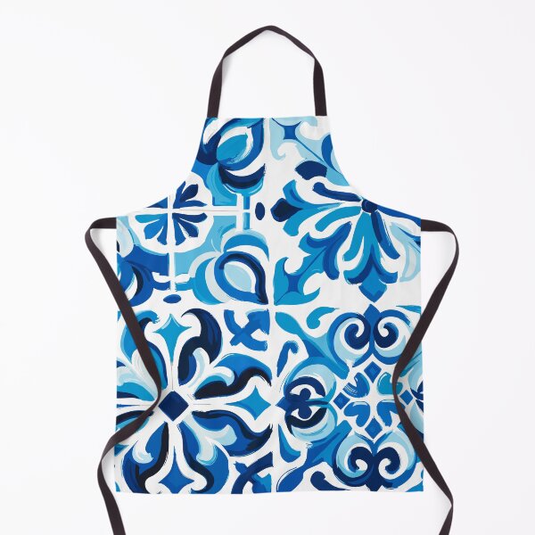 Item preview, Vibrant Blue Portuguese Tiles Azulejos designed and sold by BrightTide.