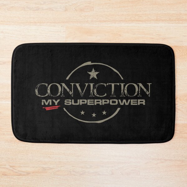 Item preview, Conviction my superpower. Positive and hopeful message. designed and sold by DAMOTAmagazine.