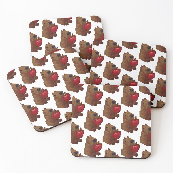 Item preview, minecraft capybara with his apple designed and sold by Sokkastore.