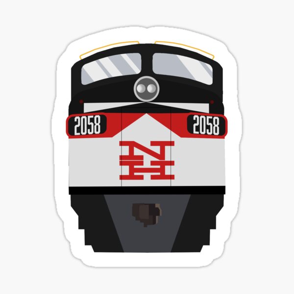 Item preview, New Haven FL9 Train Vector Art designed and sold by ESR-Shops.