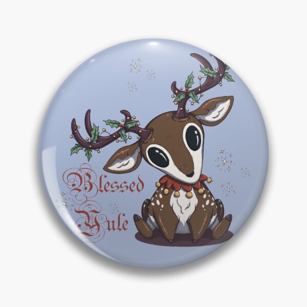 Item preview, Cute Yule Deer | Cute Holidays | Wheel of the Year designed and sold by Karli Mogen.