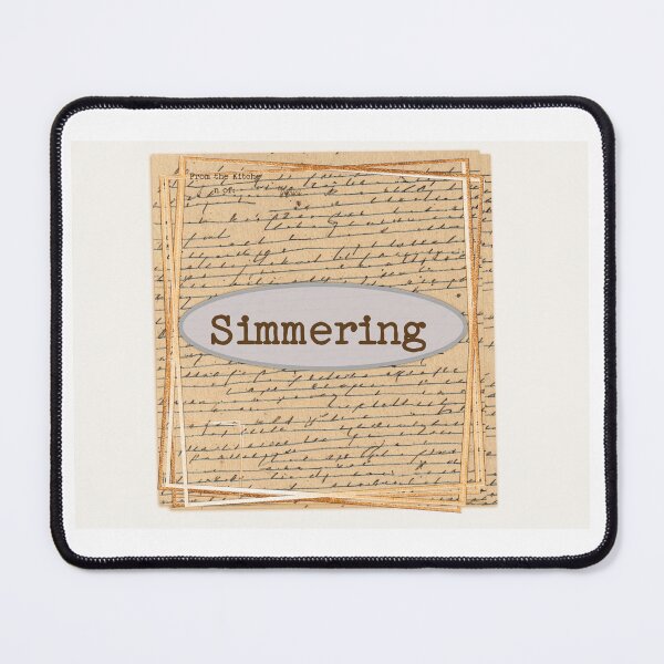 Item preview, Simmering Vintage Recipe Card Personality Trait Funny designed and sold by Gemini-PNW.