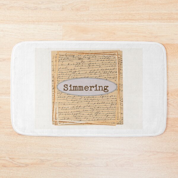 Item preview, Simmering Vintage Recipe Card Personality Trait Funny designed and sold by Gemini-PNW.
