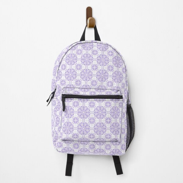 Item preview, Feminine and intricate seamless pattern in lilac on white designed and sold by coloryourwings.