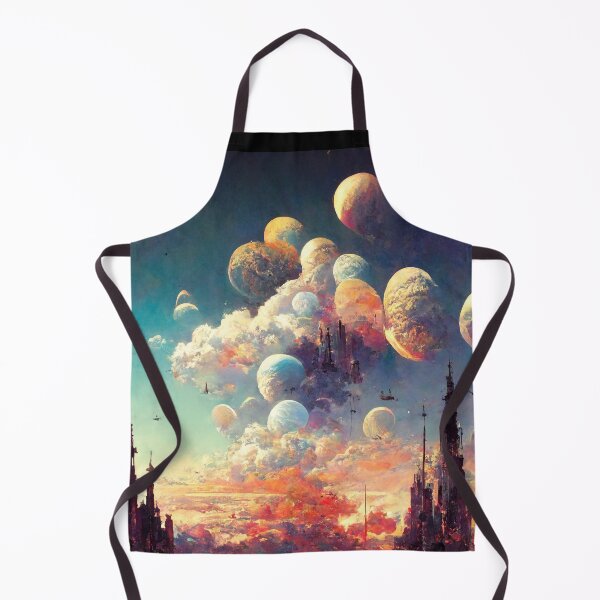 Item preview, Cloud Moons - Fantasy Landscape designed and sold by ArkMinted.