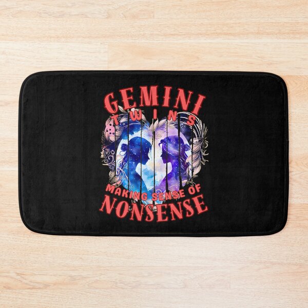 Item preview, Gemini Twins: Making Sense Of Nonsense. gemini astrology designed and sold by ZodiacWonders.