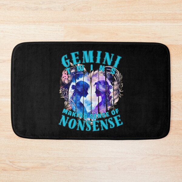 Item preview, Gemini Twins: Making Sense Of Nonsense. gemini birthday designed and sold by ZodiacWonders.