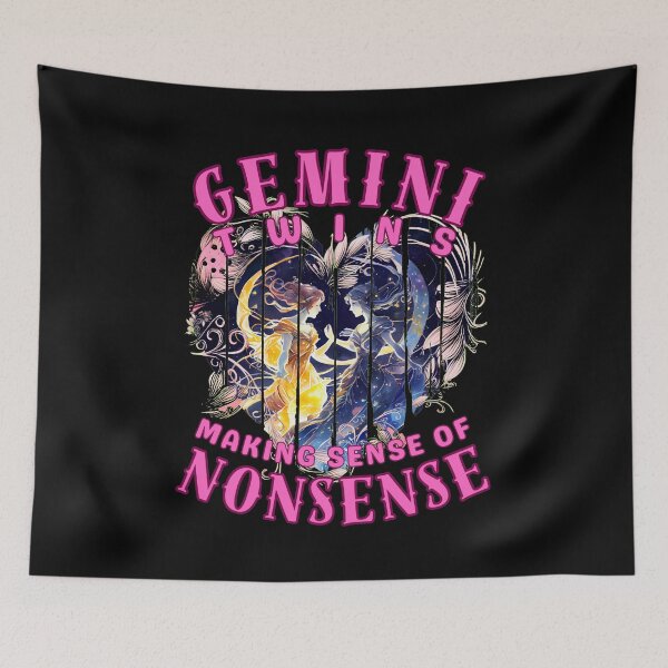 Item preview, Gemini Twins: Making Sense Of Nonsense. gemini lovers designed and sold by ZodiacWonders.