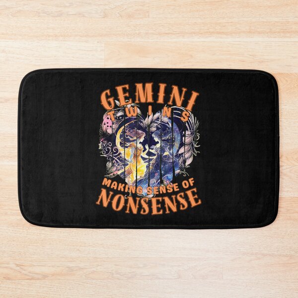 Item preview, Gemini Twins: Making Sense Of Nonsense. gemini horoscope designed and sold by ZodiacWonders.