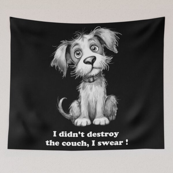 Item preview, Dog Not Guilty Sofa Intact I Swear! designed and sold by Astralia.